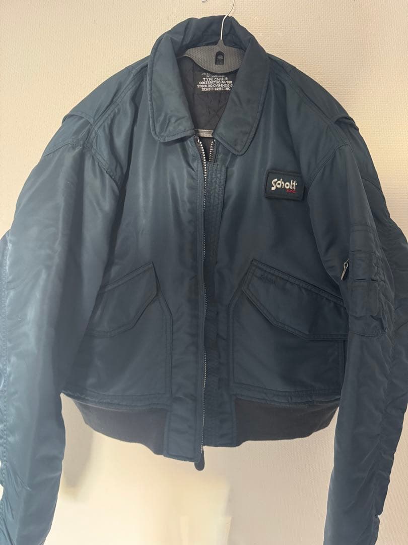 80sSchott CWU-RジャケットMA-1フライトジャケット