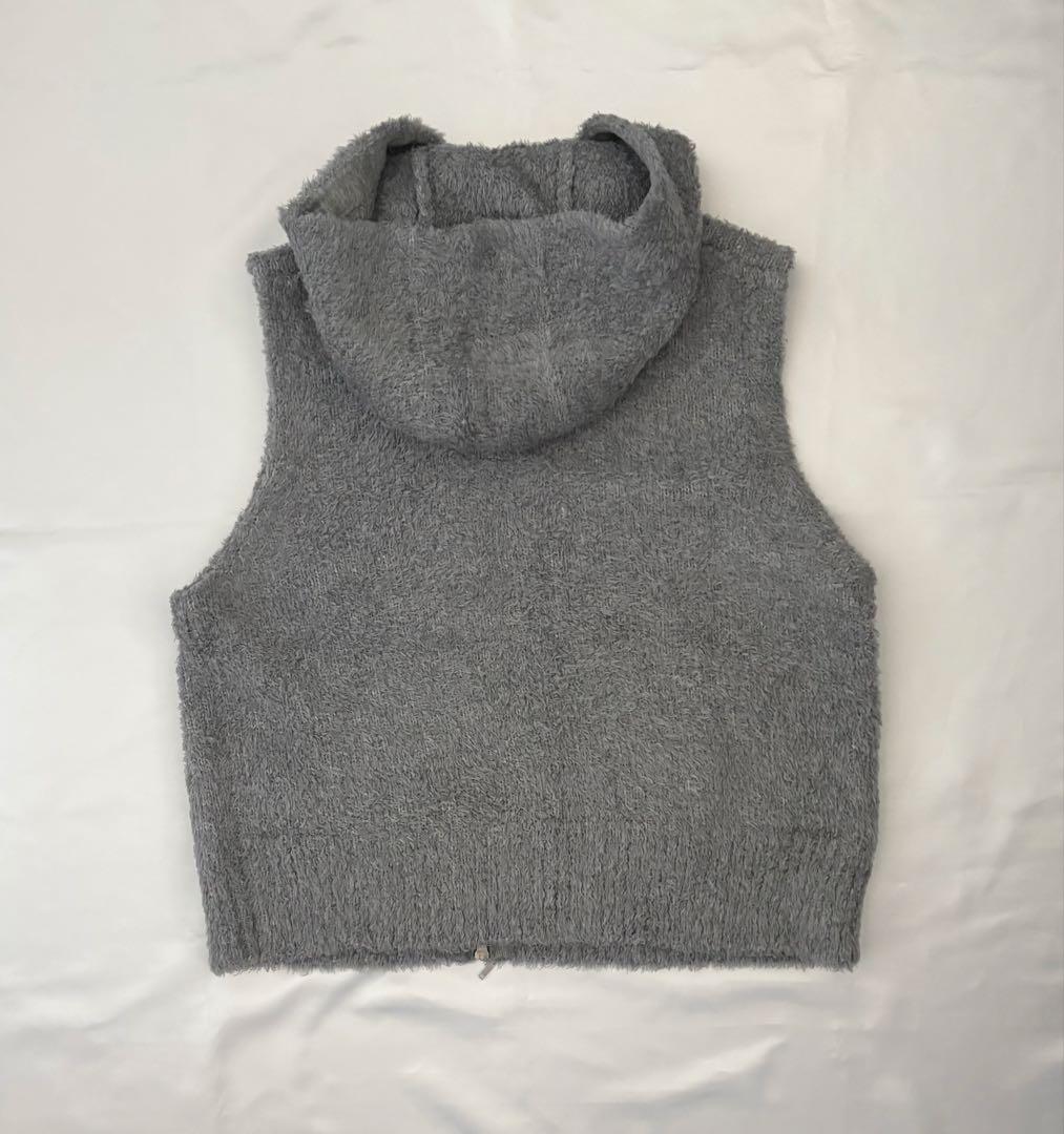 three dots フェザーウール ベスト