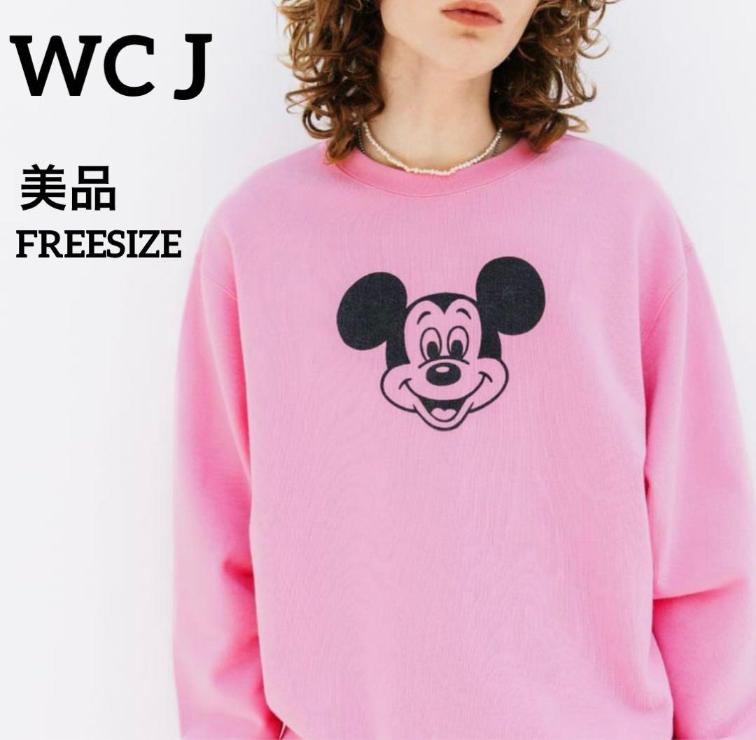 再値下げ　美品　WCJ 若槻千夏　ミッキーマウス　スウェット　ピンク　完売品