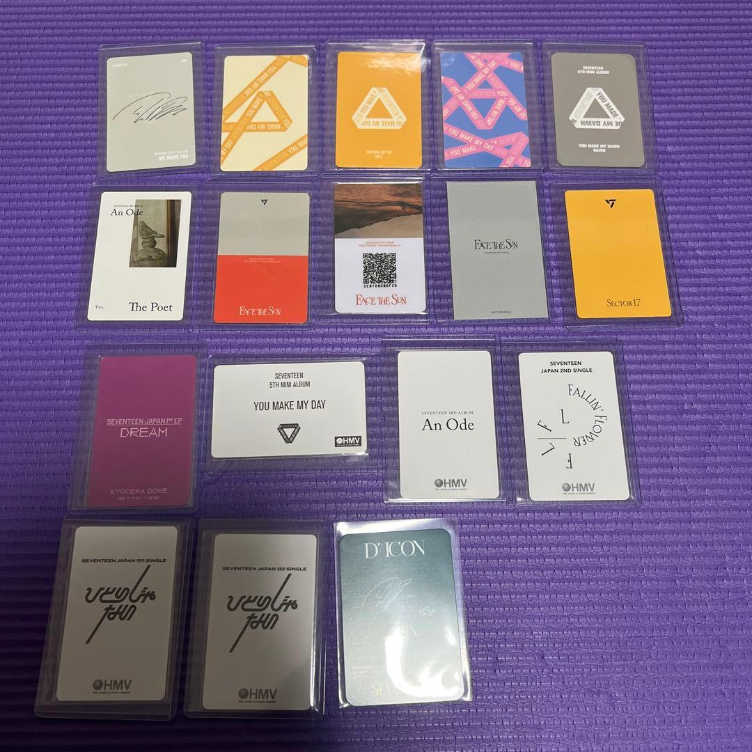 seventeen cdトレカ junセット