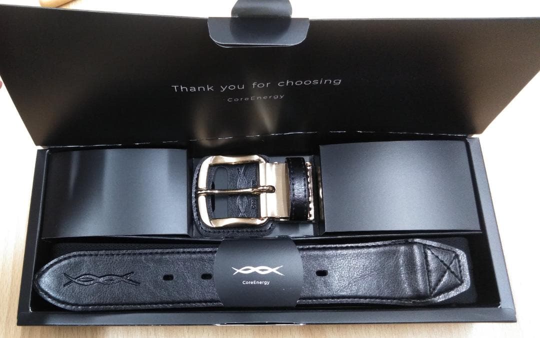 新品　野球用ベルト　コアエナジー３　ブラック×ゴールドバックル【お値引き不可】