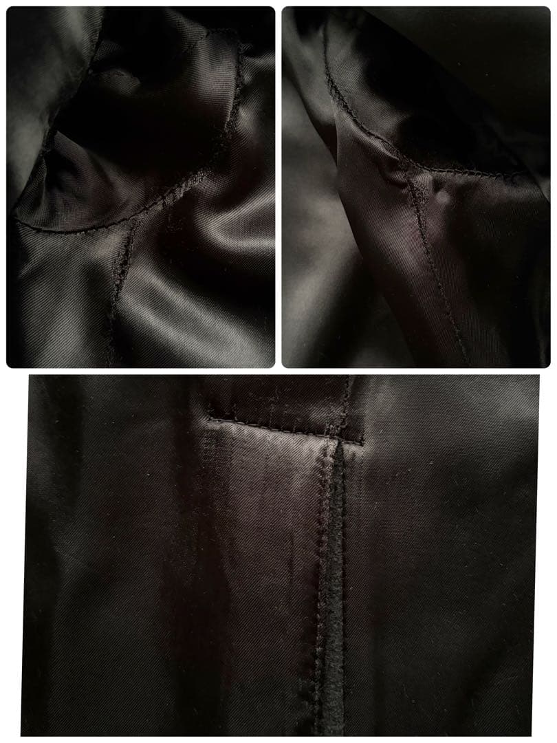 【美品】マッキントッシュ メルトンコート ロングコート ウール100% 黒 34