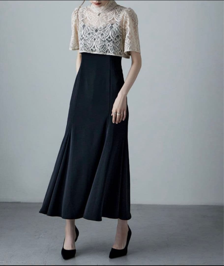 etoll. 3wayレースボレロ&マーメイドキャミドレス　パーティードレス