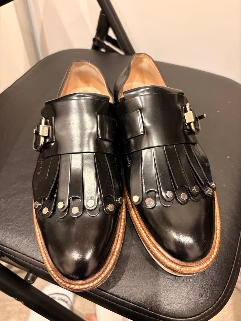 TOD'S 黒 レザーシューズ イタリア製