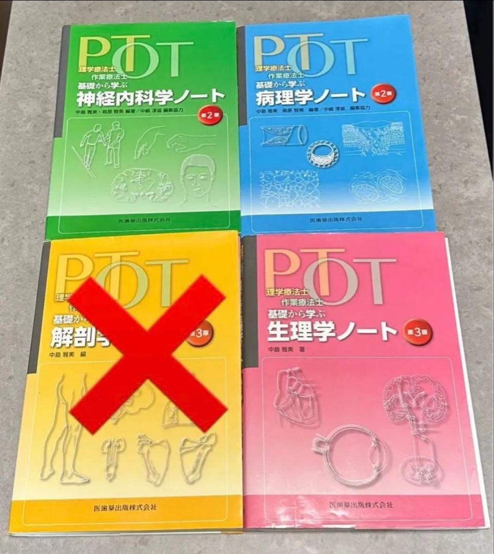 理学療法士・作業療法士 参考書3冊セット 病理学 神経内科学 生理学 ＰＴ・ＯＴ