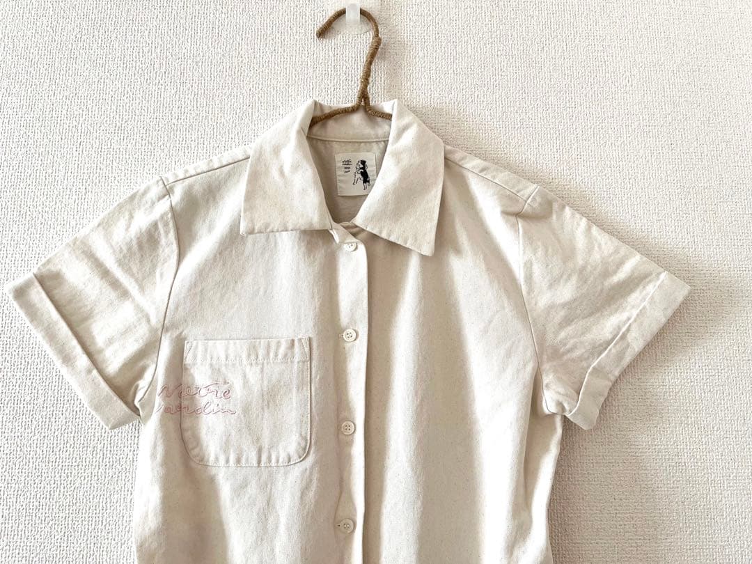 新品同様フォクスコfoxcoグラデーション刺繍入りオールインワンFサイズ