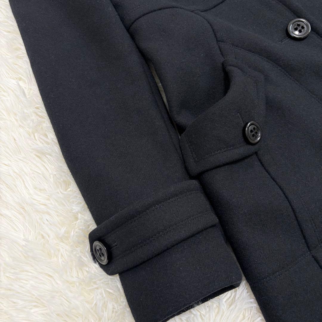 バーバリー ブルーレーベル ノバチェック アンゴラ コート Mサイズ