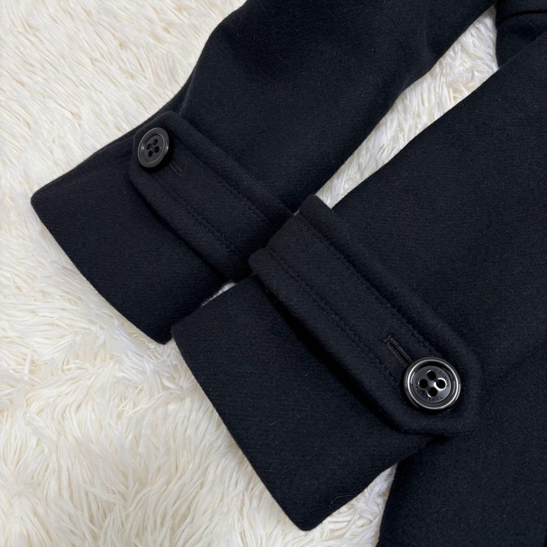 バーバリー ブルーレーベル ノバチェック アンゴラ コート Mサイズ