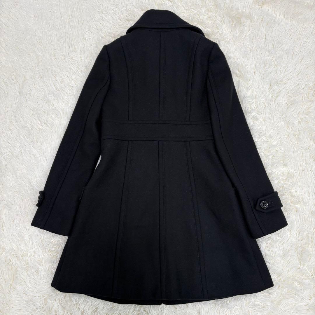 バーバリー ブルーレーベル ノバチェック アンゴラ コート Mサイズ