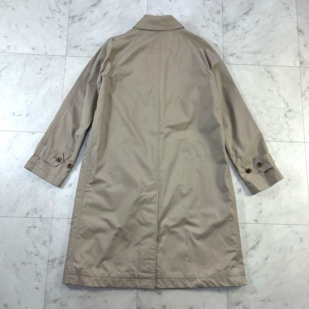マーガレットハウエル ステンカラーロングコート サイズ1 ウール裏地 ベージュ