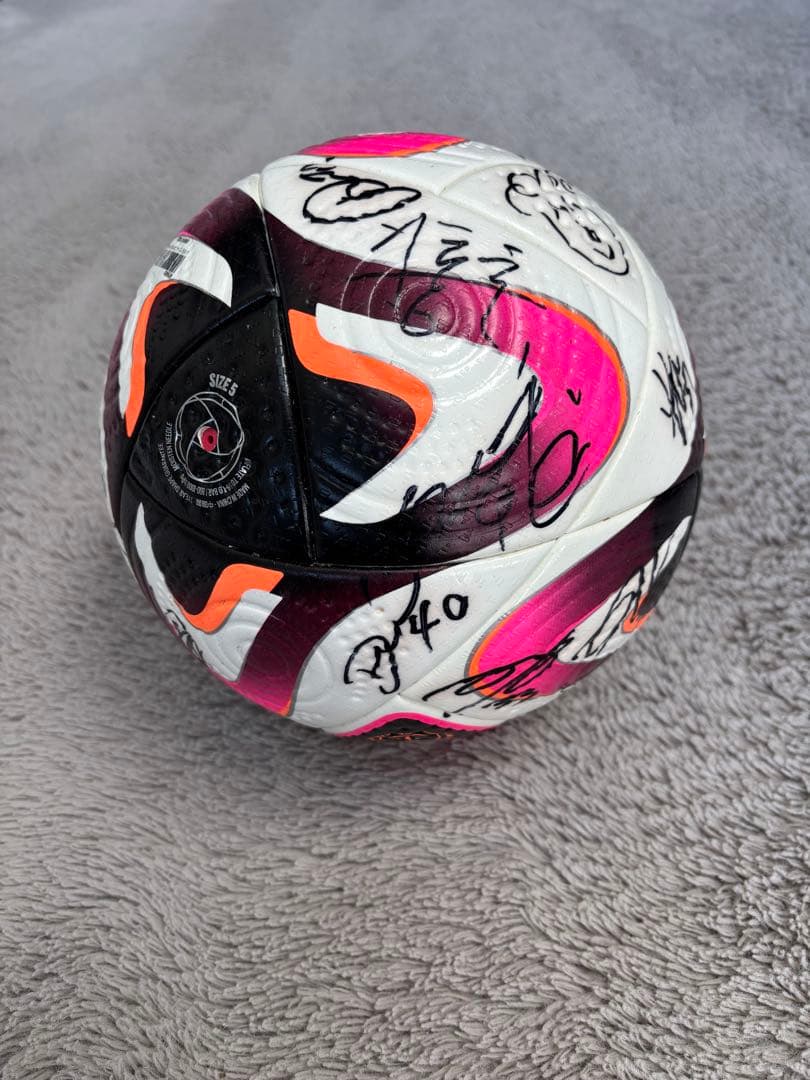 レノファ山口　JFA サイン入りサッカーボール サイズ5