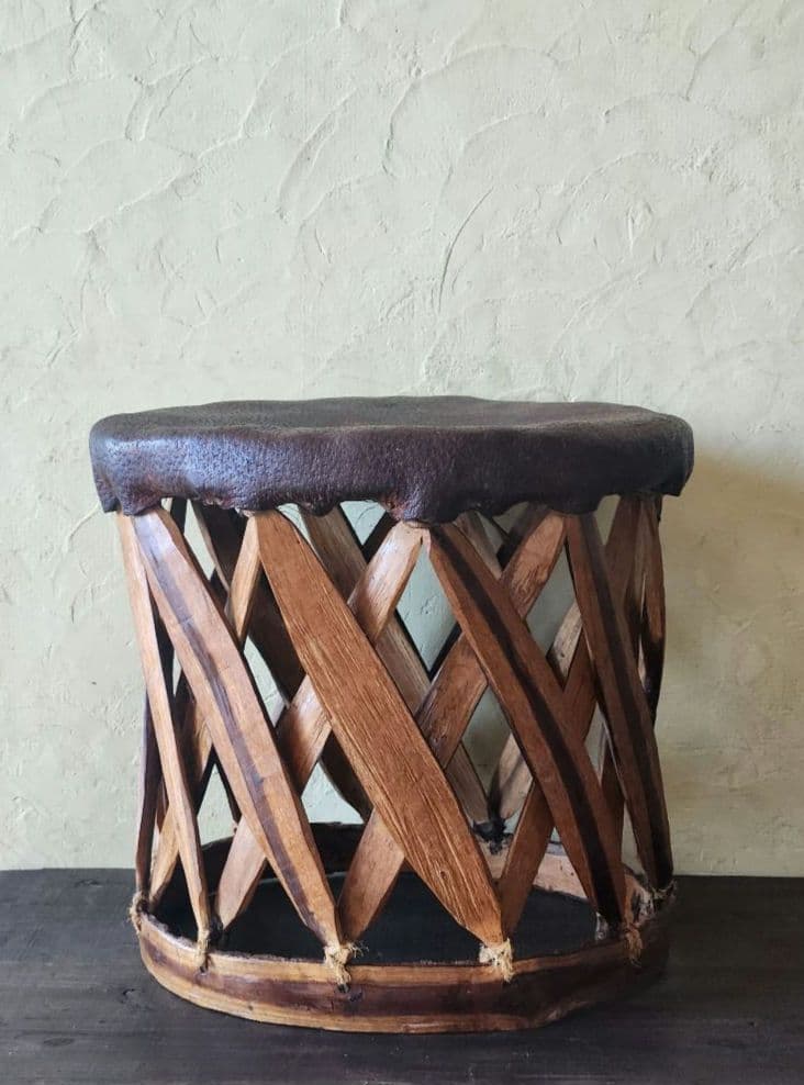 メキシコ　民藝　手仕事　エキパルスツール　ヴィンテージ