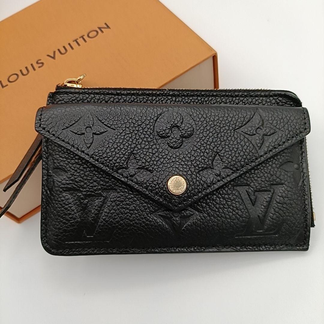 ルイヴィトン アンプラント ポルト　カルト　レクト　ヴェルソ　ケース　黒