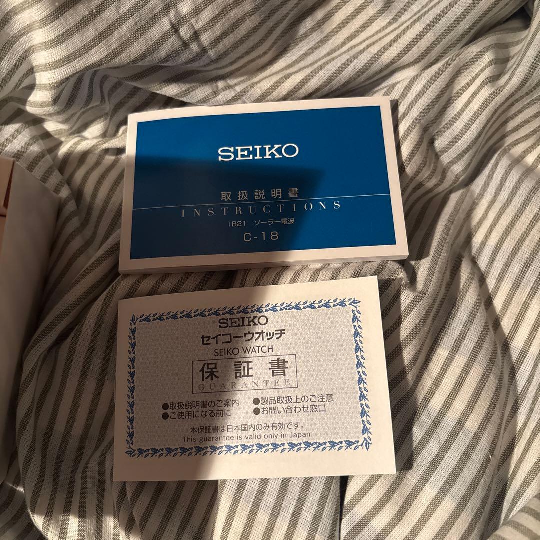 SEIKO アナログ腕時計 シルバー