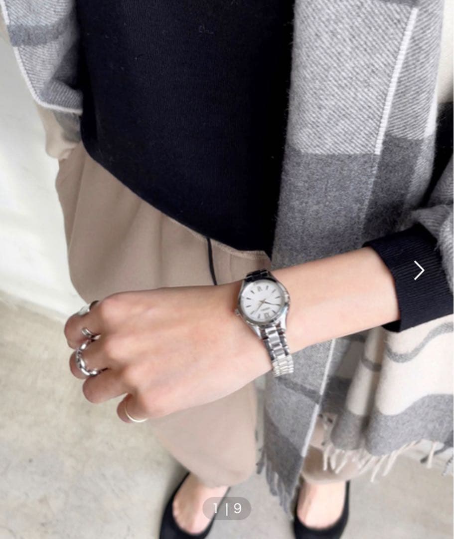 SEIKO アナログ腕時計 シルバー