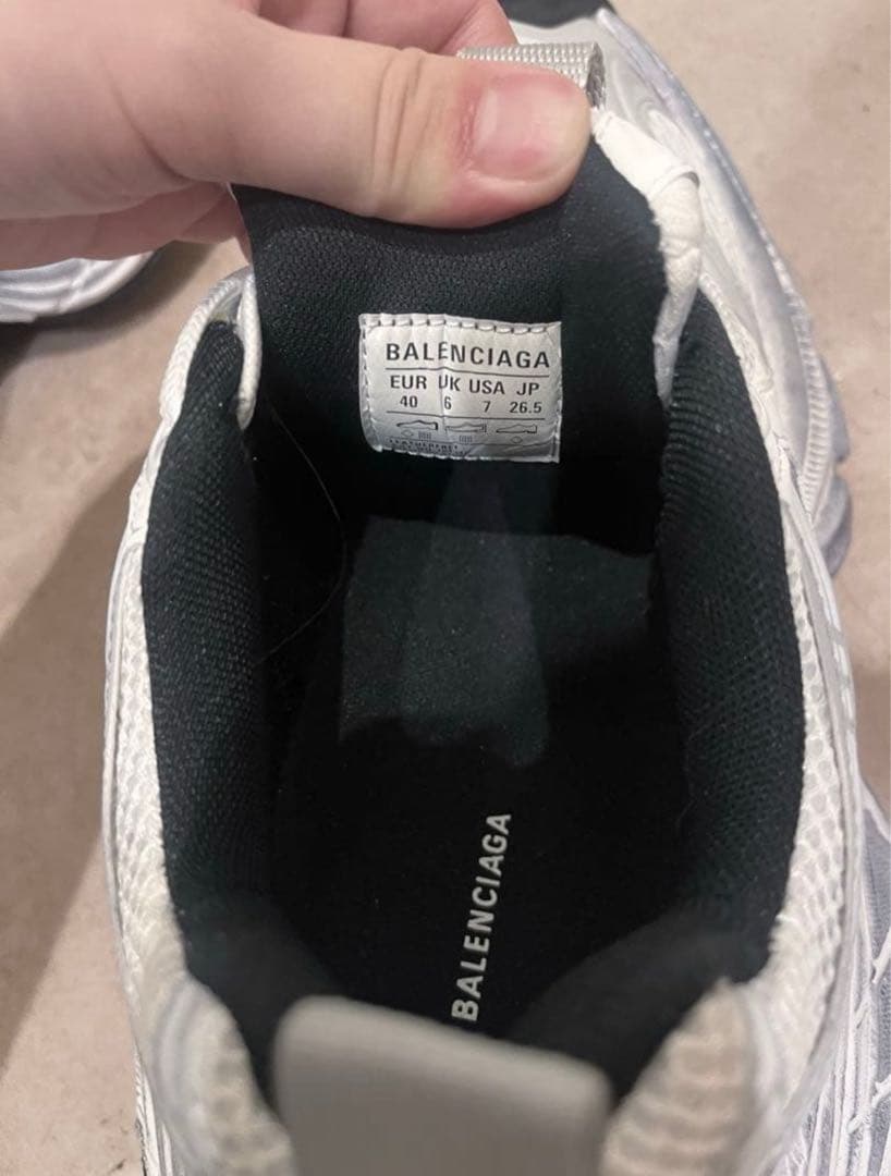 【BALENCIAGA】10XL 40 ホワイト