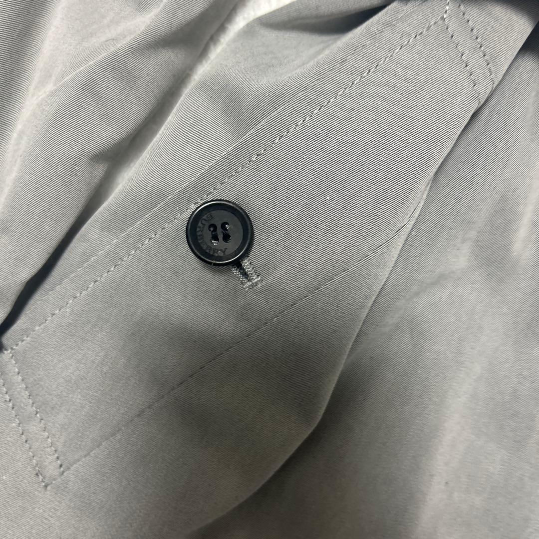 大きいサイズ　バーバリーロンドン　トレンチコート　ノバチェック　グレーサイズ44