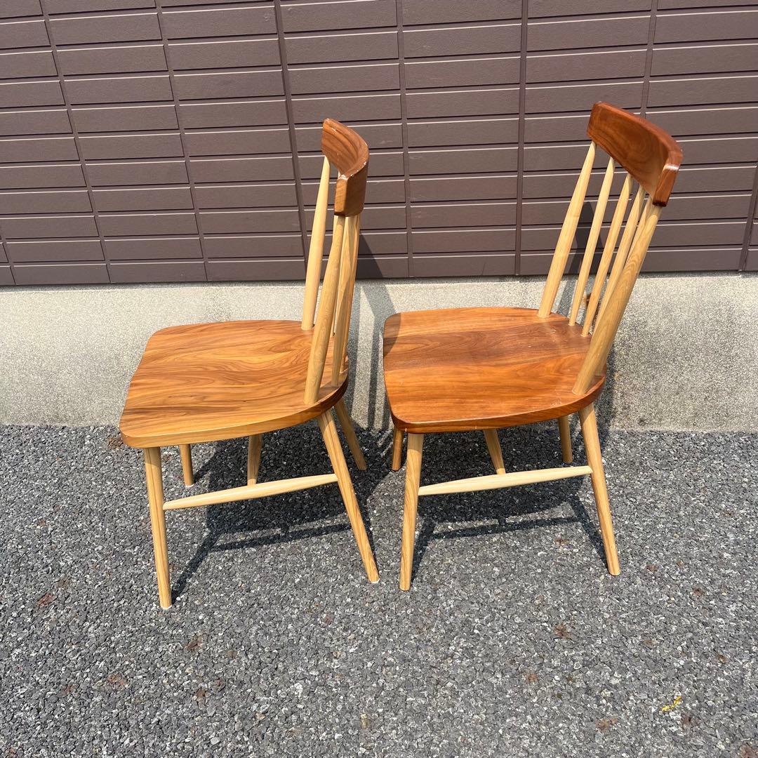 ダイニングチェア　 タモ　ウォールナット　ウレタン WeDOStyle