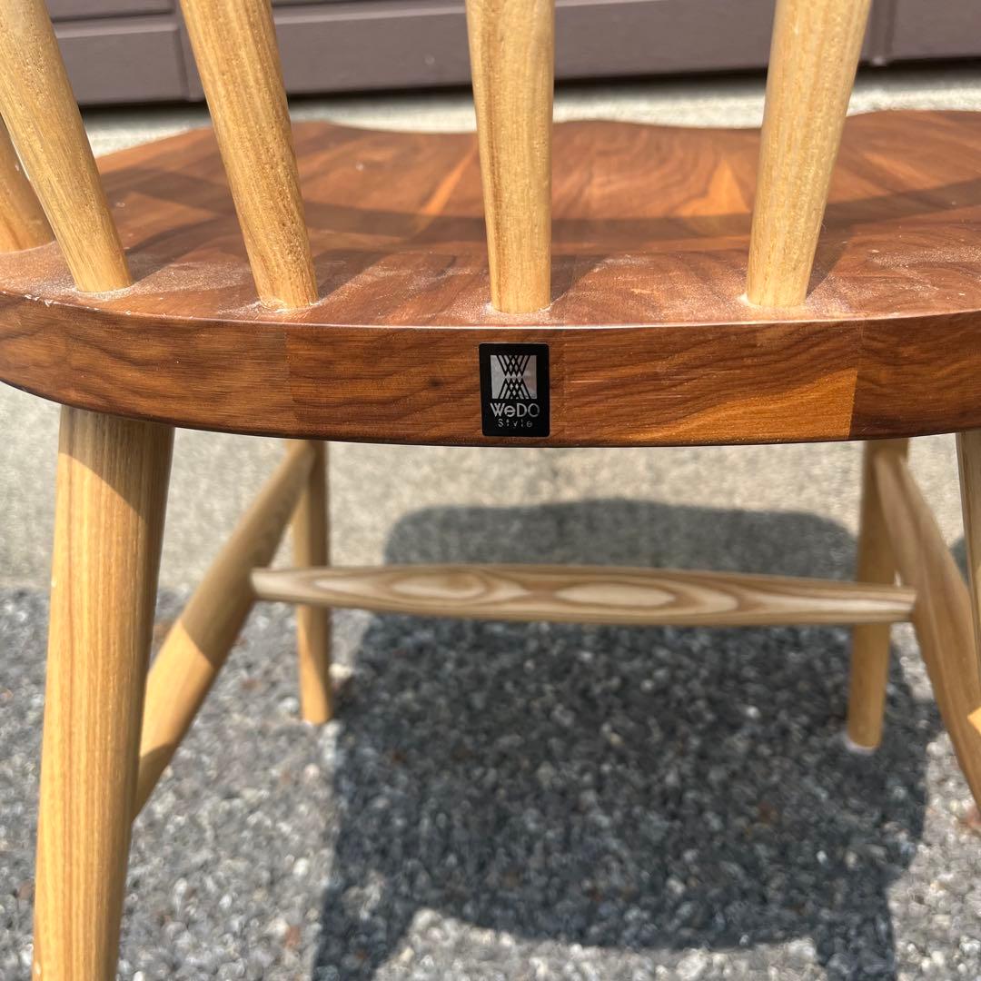 ダイニングチェア　 タモ　ウォールナット　ウレタン WeDOStyle