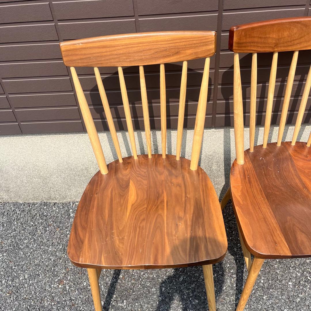 ダイニングチェア　 タモ　ウォールナット　ウレタン WeDOStyle