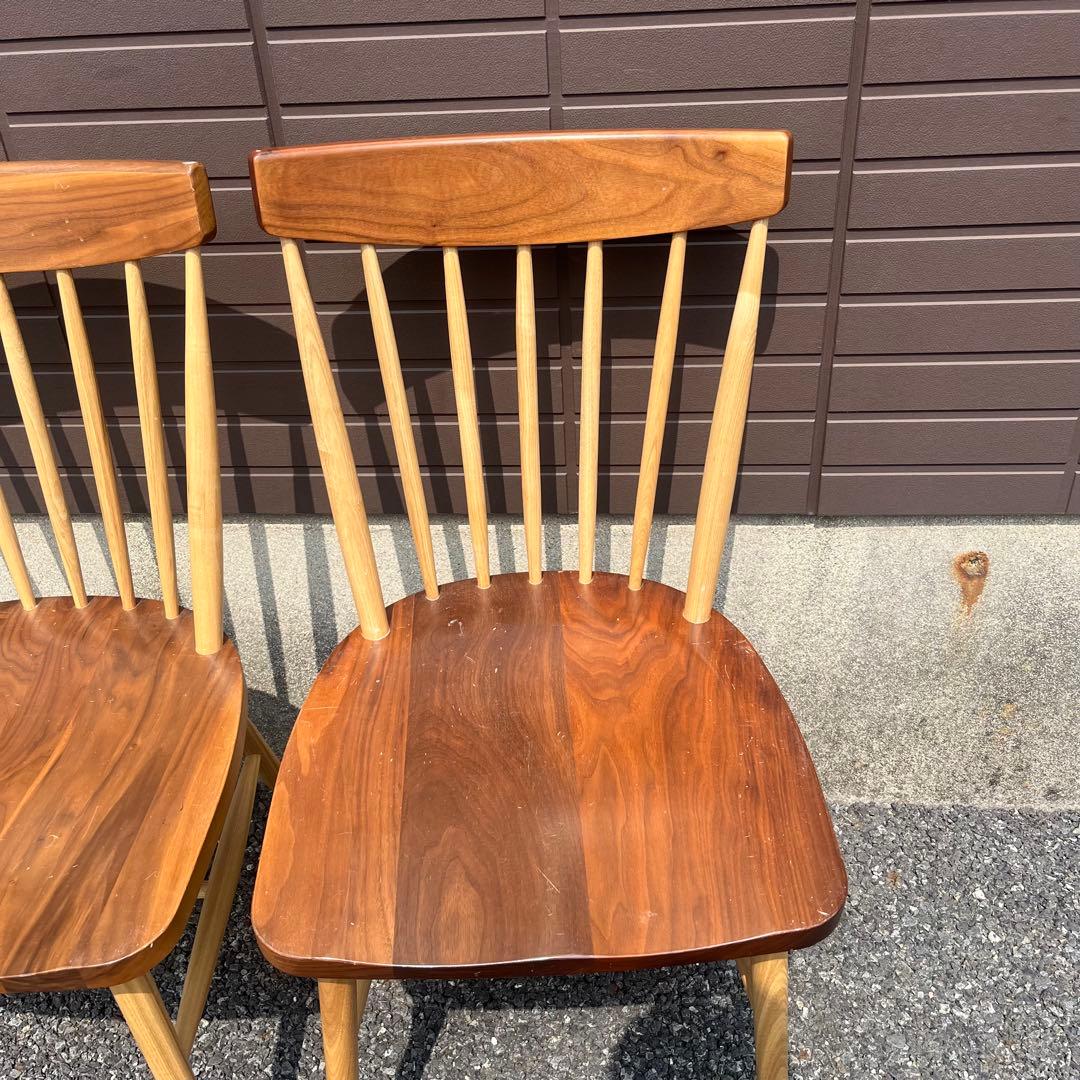 ダイニングチェア　 タモ　ウォールナット　ウレタン WeDOStyle