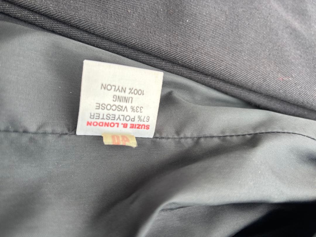 「Cavern モッズスーツ 英国製 黒 40/32 即購入可」