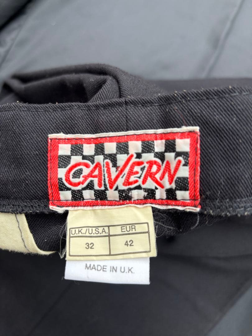「Cavern モッズスーツ 英国製 黒 40/32 即購入可」