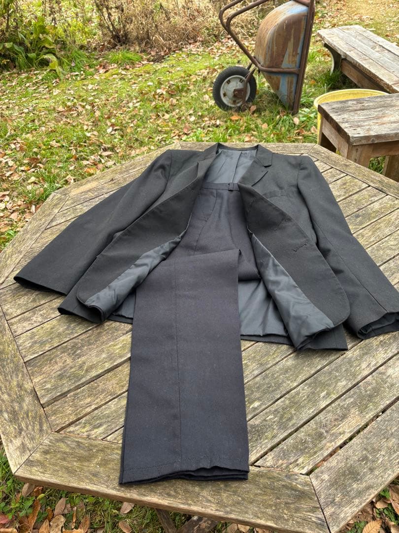 「Cavern モッズスーツ 英国製 黒 40/32 即購入可」