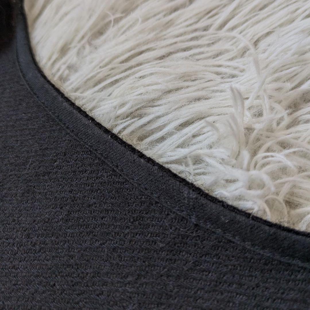 tamaki niime/タマキニイメ　アルパカfuwa-Tロング　ブラック