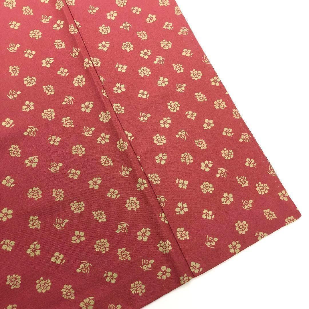 付下げ 飛び柄花柄模様 叩き染 青碧色 トールサイズ K-3226