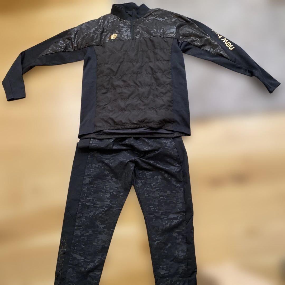New Balance ジャージ上下セット ブラック　X L