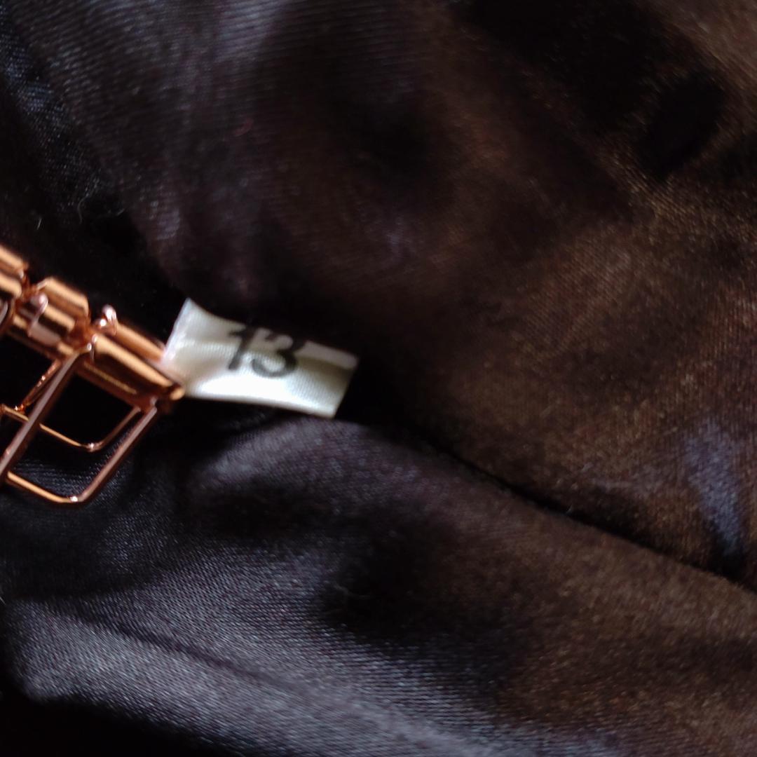 ☆美品タグ付☆ミンク 毛皮コート ファー ショールカラー ハーフ丈 L ブラウン