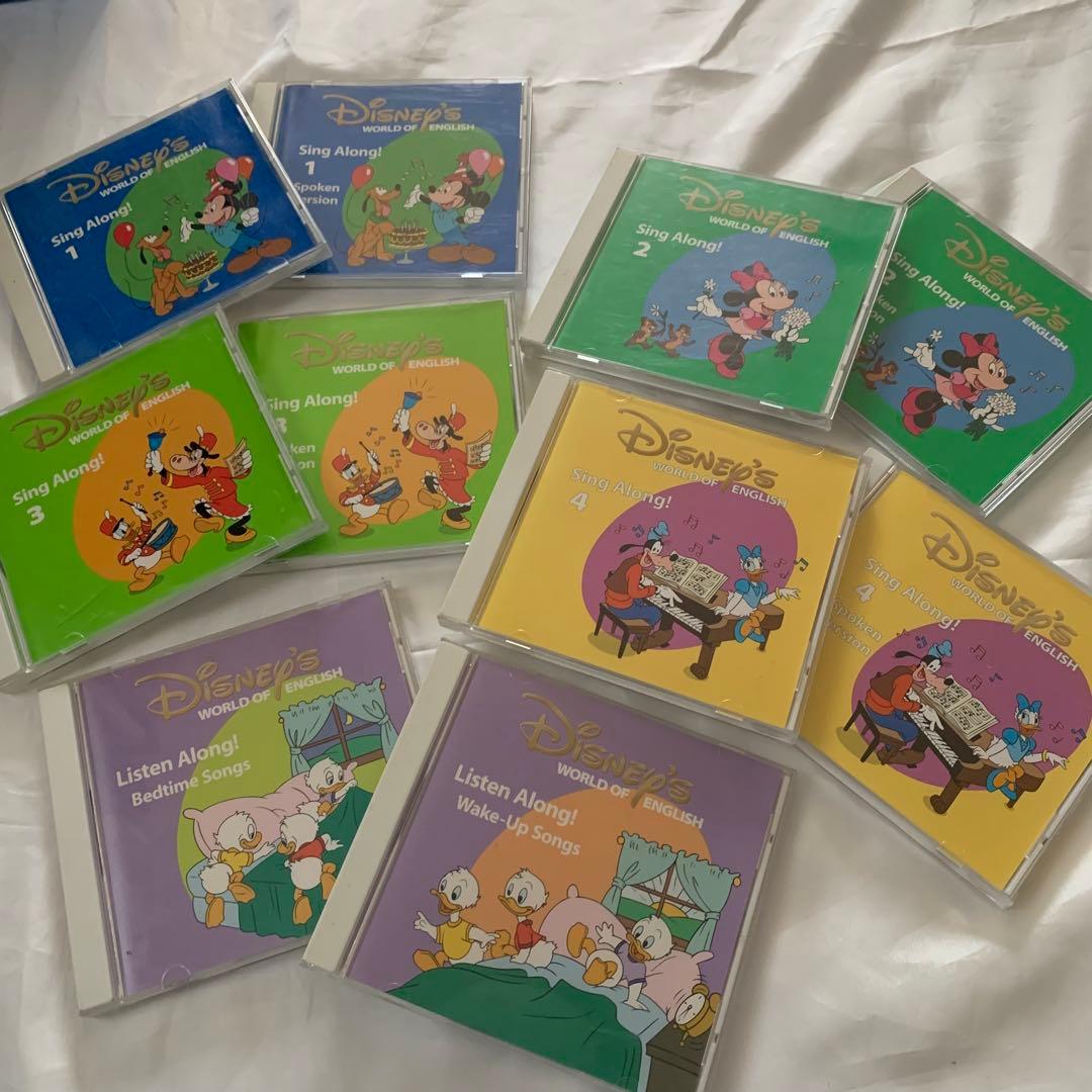 DWE DVD CD カード 本 セットSingAlong! ディズニー　英語