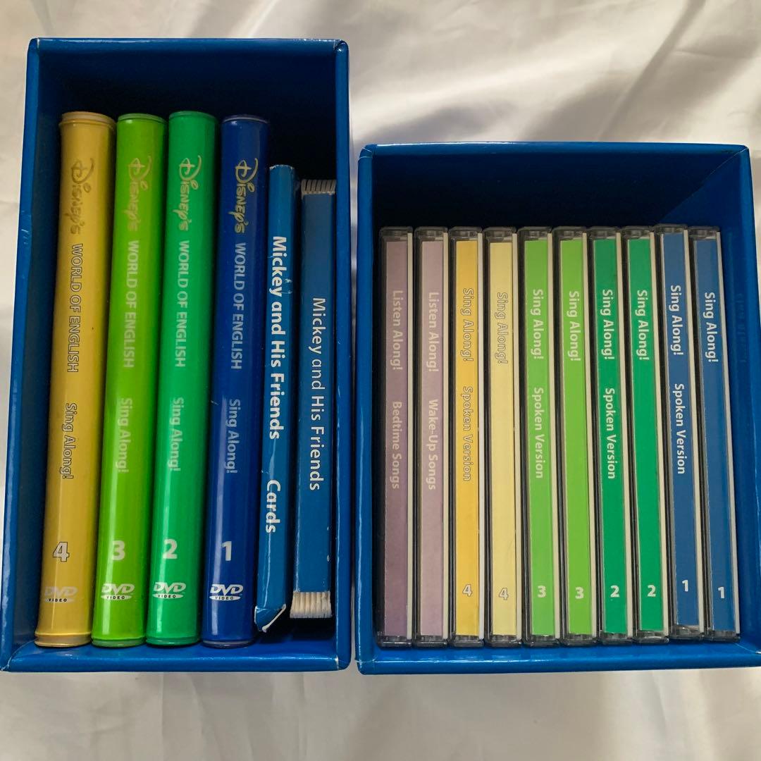 DWE DVD CD カード 本 セットSingAlong! ディズニー　英語