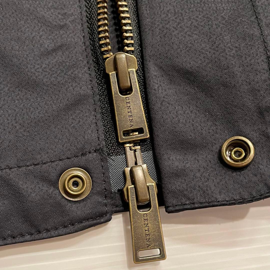 CENTENA センテナ 日本製 ブラック ミリタリージャケット