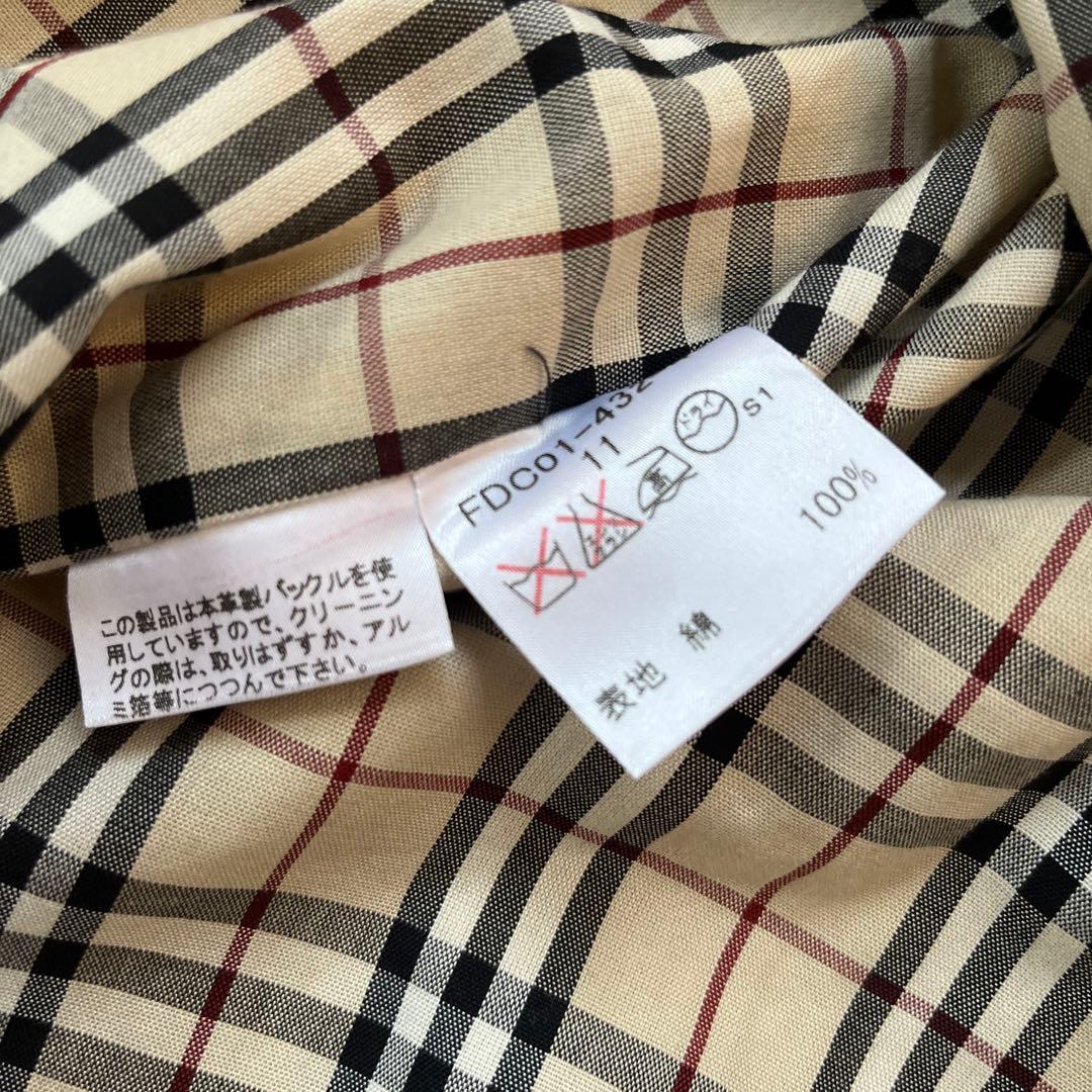 BURBERRY LONDONベージュ トレンチコート　11（M）説明書付き