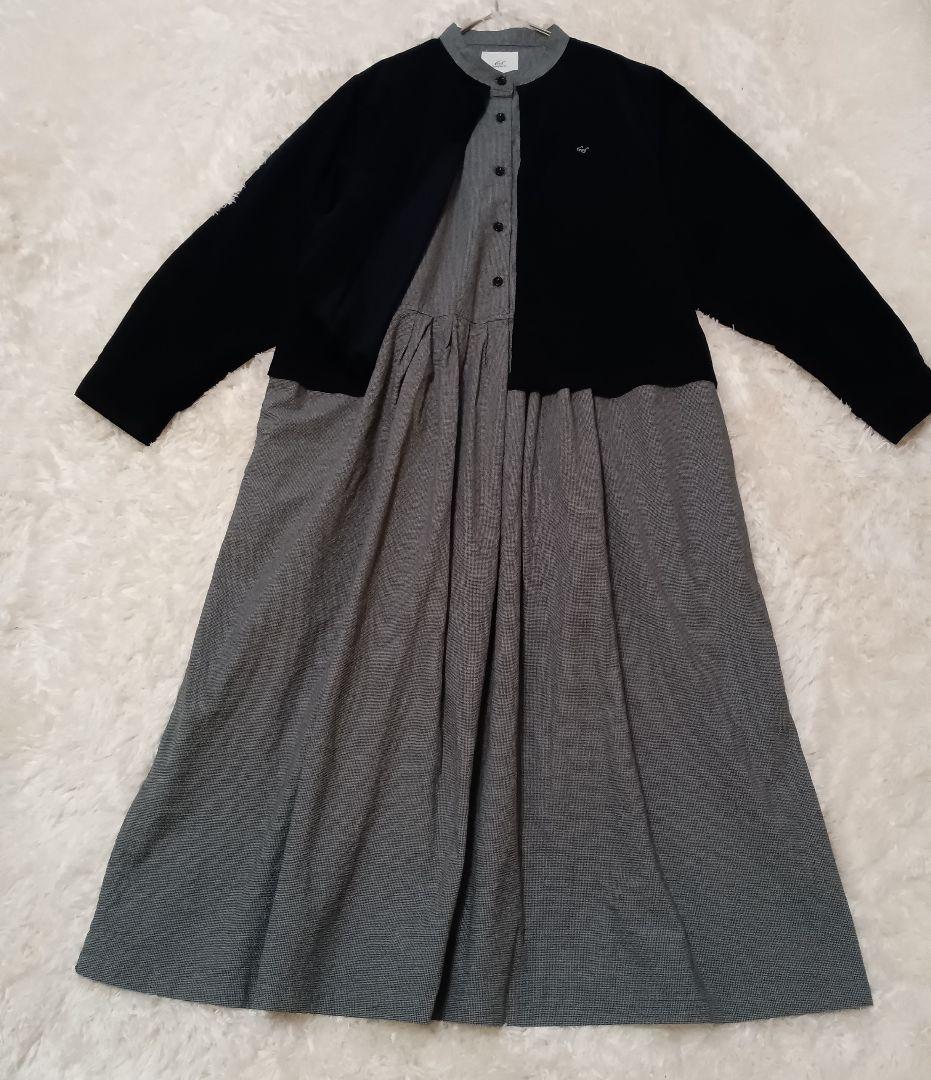 《サニークラウズ》feat.bonpon pon カーディガン＆ワンピース 3L