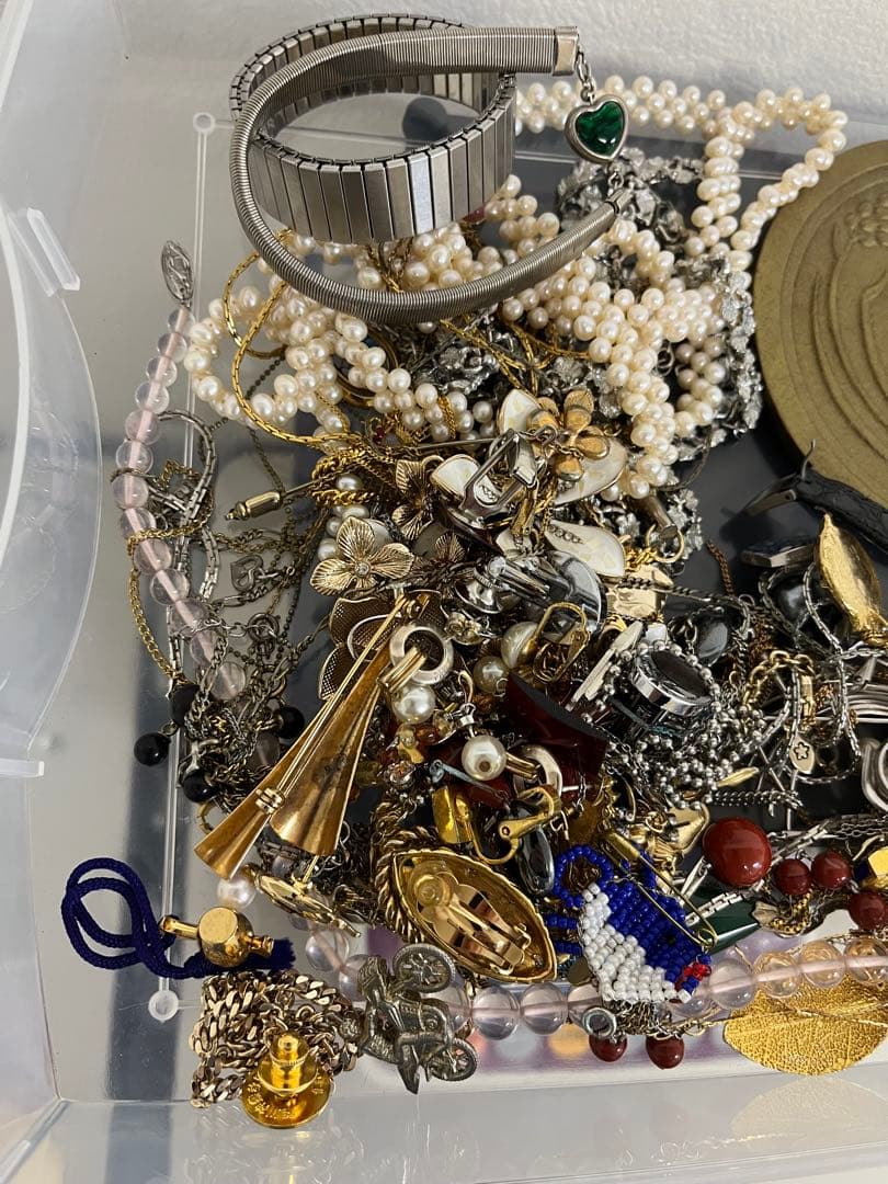 遺品整理　アクセサリー　イミテーションまとめ　約1,000g ③