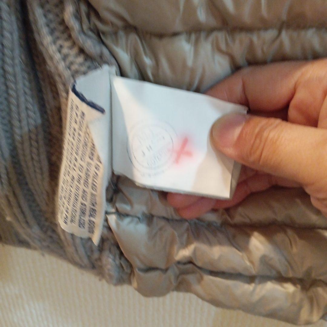 MONCLER ケーブルニットダウンベスト S