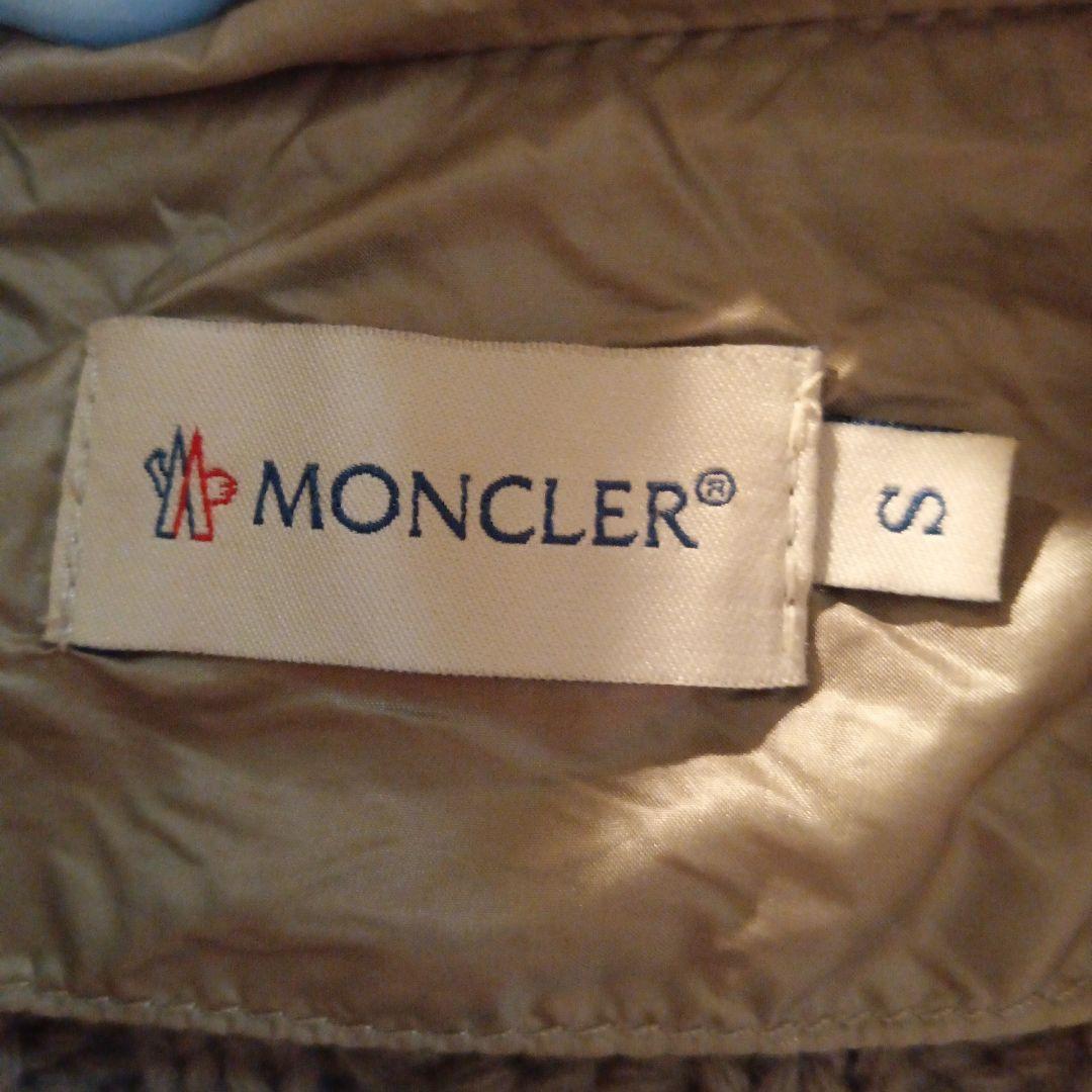 MONCLER ケーブルニットダウンベスト S
