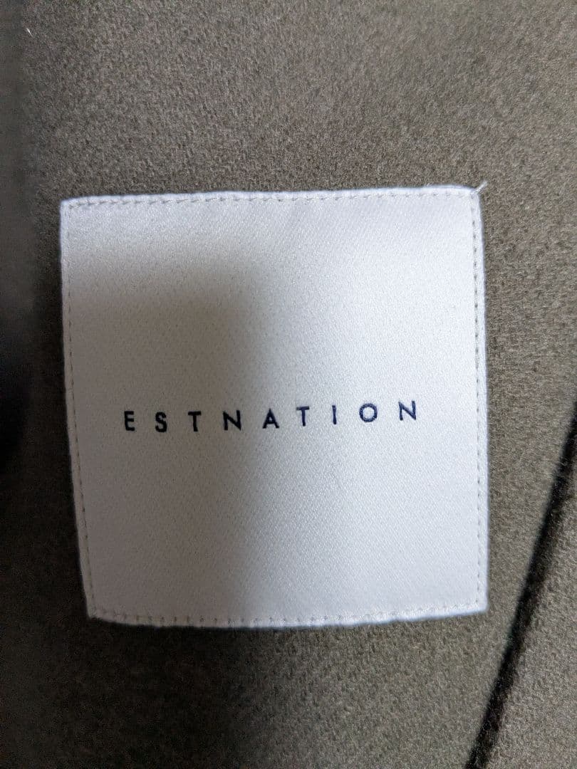 ESTNATION エストネーション　 ガウンコート　L ベルト付き