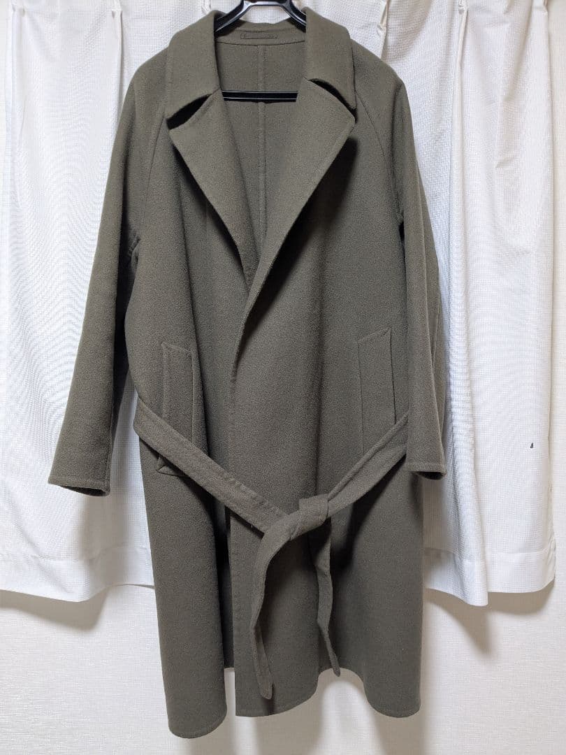 ESTNATION エストネーション　 ガウンコート　L ベルト付き