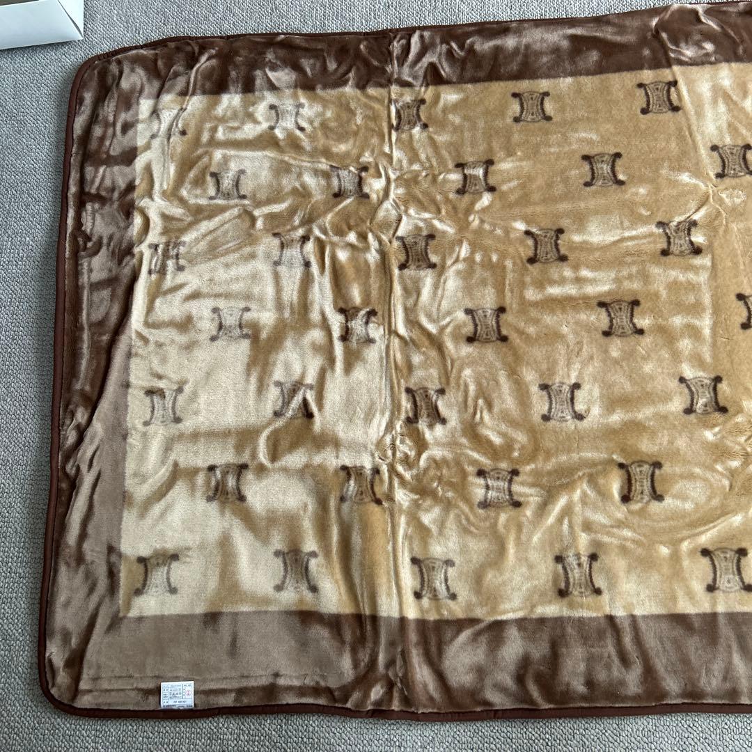 新品未使用 タグ付 CELINE セリーヌ ブランケット ハーフケット ブラウン