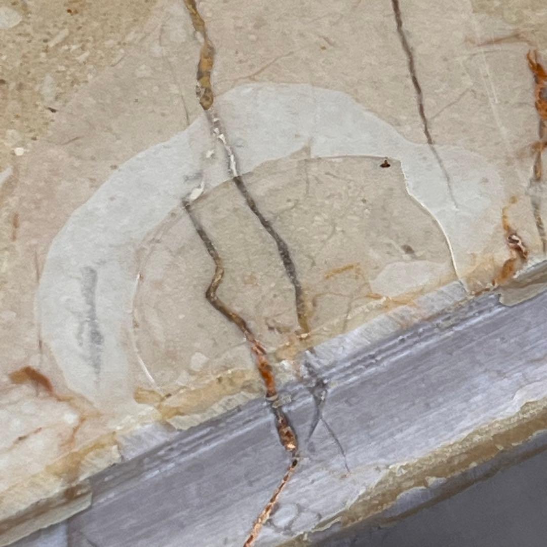 ち*ら様 ①イタリア製 大理石 天板 コンソールテーブル マホガニー 猫足 花台