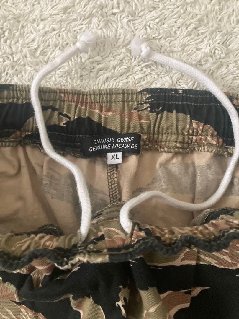 ONAOSHI E タイガーカモフラージュ ワークパンツ XL