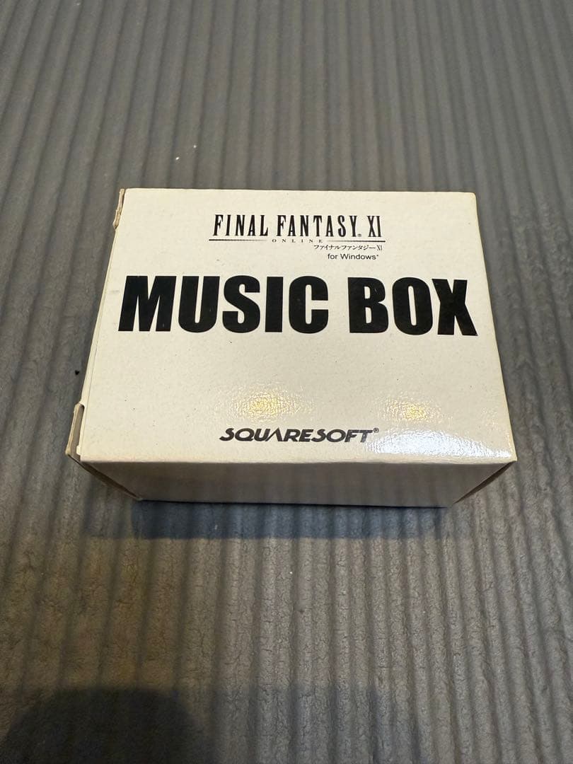 激レア FF11 ONLINE MUSIC BOX 特製オルゴール HQ金ver