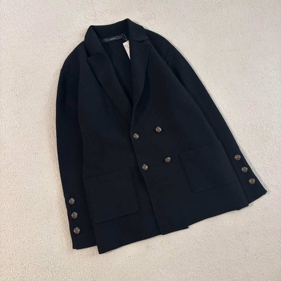 【新品タグ付き】フレームワーク　ミラノリブジャケット　カーディガン　23AW