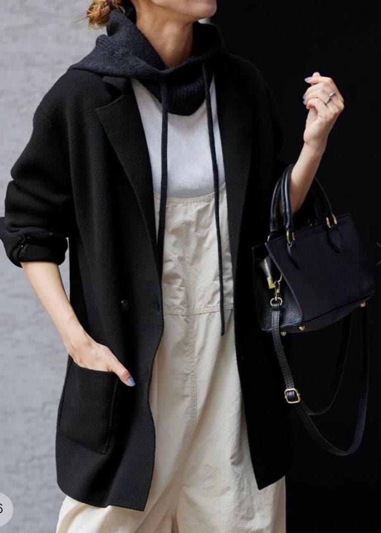 【新品タグ付き】フレームワーク　ミラノリブジャケット　カーディガン　23AW