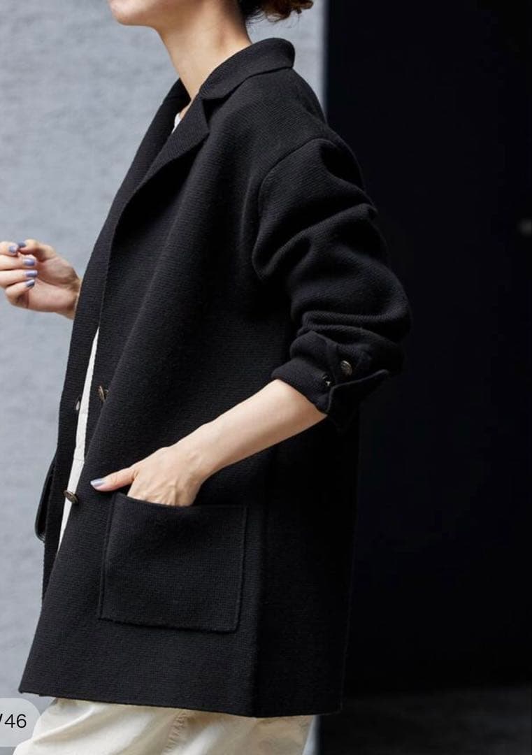 【新品タグ付き】フレームワーク　ミラノリブジャケット　カーディガン　23AW