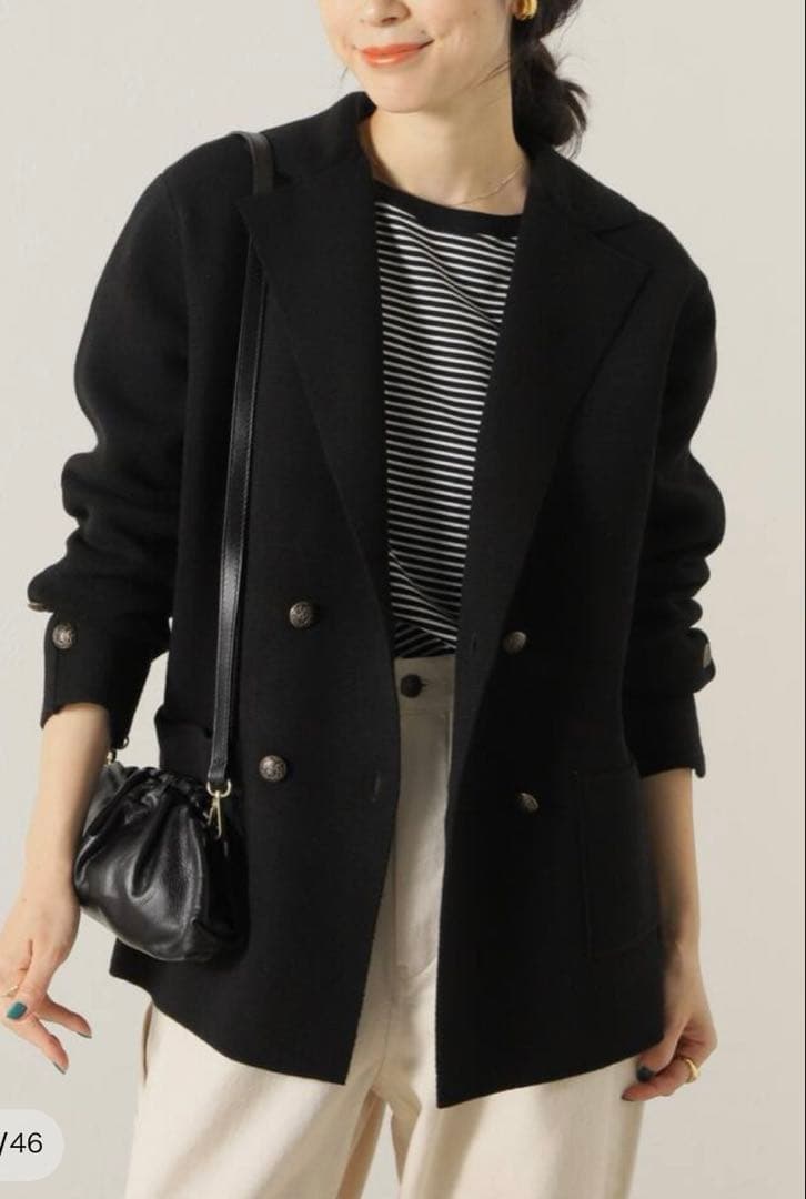 【新品タグ付き】フレームワーク　ミラノリブジャケット　カーディガン　23AW